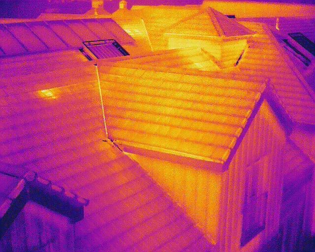 Thermal Imaging Roof Survey Image Stafford